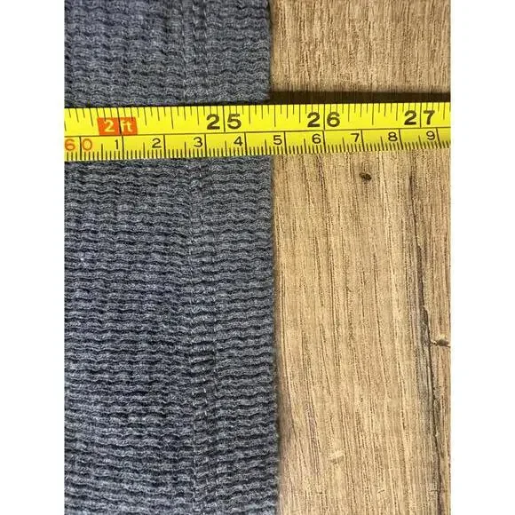 Faded Glory Men's Long Sleeve Henley Top - Classic Charcoal Comfort - Large - Picture 5 of 5